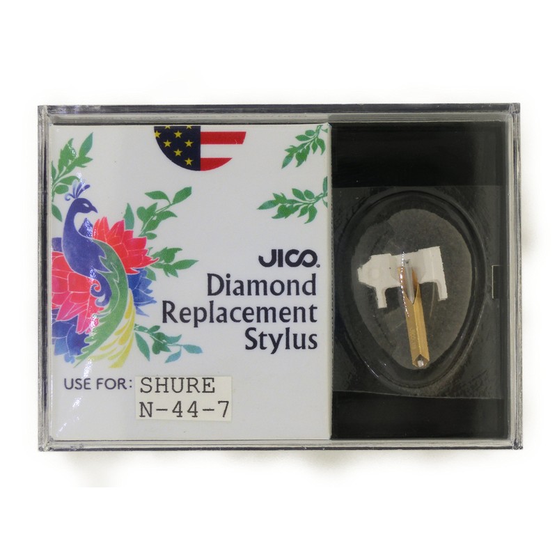 JICO Record Needle SHURE N-44-7 for The Exchange Needle Round