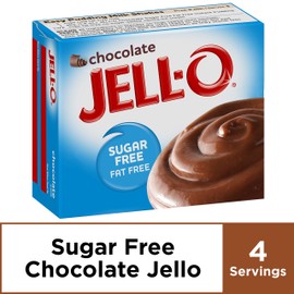 Jell-O Instant Chocolate Sugar-Free Fat Free Pudding & Pie Filling (1.4 oz Boxes, Pack of 24)