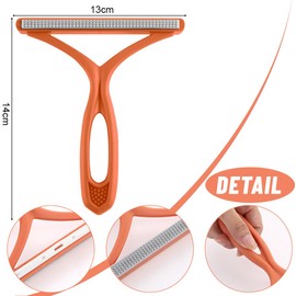 EAVUYIS Pack of 2 Pet Hair Remover, Cat Hair Remover, Dog Hair Removal, Lint Remover for Sofa, Car, Carpet, Scratching Post, Clothing, Portable Lint Brush, Pet Hair Remover