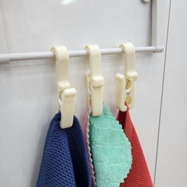 360° Multi-Purpose Clip, Beige 3p 6ea