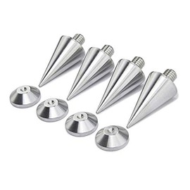 Aluminium/Big Speaker Spikes M6 & 20 mm Spikes Pads