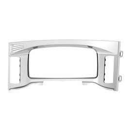 CTW Chrome Plastic Center Dash Instrument Bezel Fits 2018-2023 Freightliner Cascadia