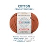 Troyarn Cotton 60% Cotton 40% Acrylic Yarn, Soft, Fine/Sport (2)