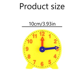 Tabazhe Teaching Clock-Children Learning Educational Clock Model Early Education Telling The Time Demonstration Clock for Kids Learning Concept of Time