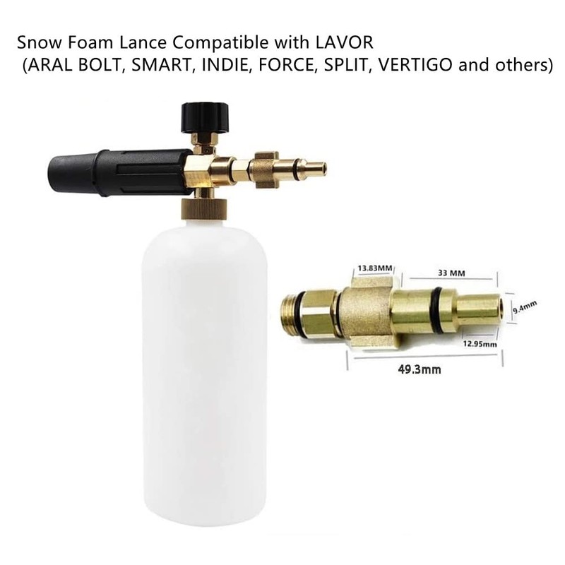 Snow Foam Lance for LAVOR (ARAL Bolt, Smart, Indie and