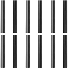 12 Pack Full Size Hot Glue Sticks, Hot Glue Gun Bulk Sticks,Length 100mm / 4", Diameter 11mm / 0.43"/ 0.44 Inch for Kids and Adults DIY Craft, Repairing, Decoration,Black 1.1cm x 10cm