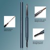 GEUUFEA Eyebrow Pencil Waterproof, Micro-Slim, Precise, Filler Brow Pen with
