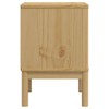vidaXL Bedside Cabinet Floro - Solid Pine Wood Nightstand with