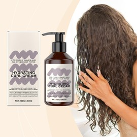 Hydrating Curl Cream - Rich Care for Defined Curls & Brightened Skin - Curl Cream for Smooth & Defined Curls - With Natural Extracts Styling - Gel - 100 g