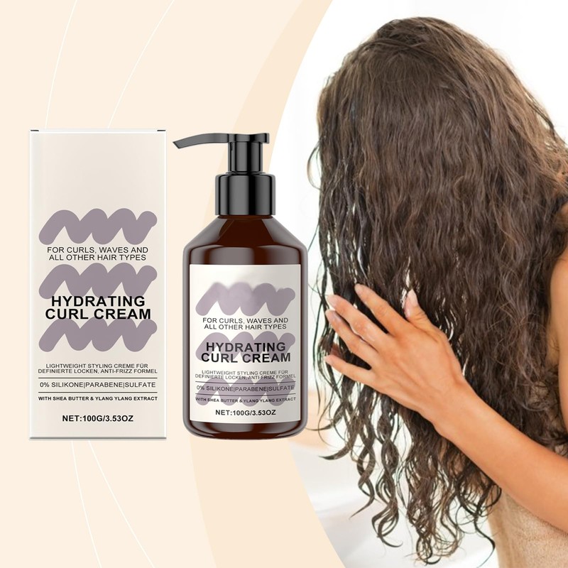 Hydrating Curl Cream - Rich Care for Defined Curls &