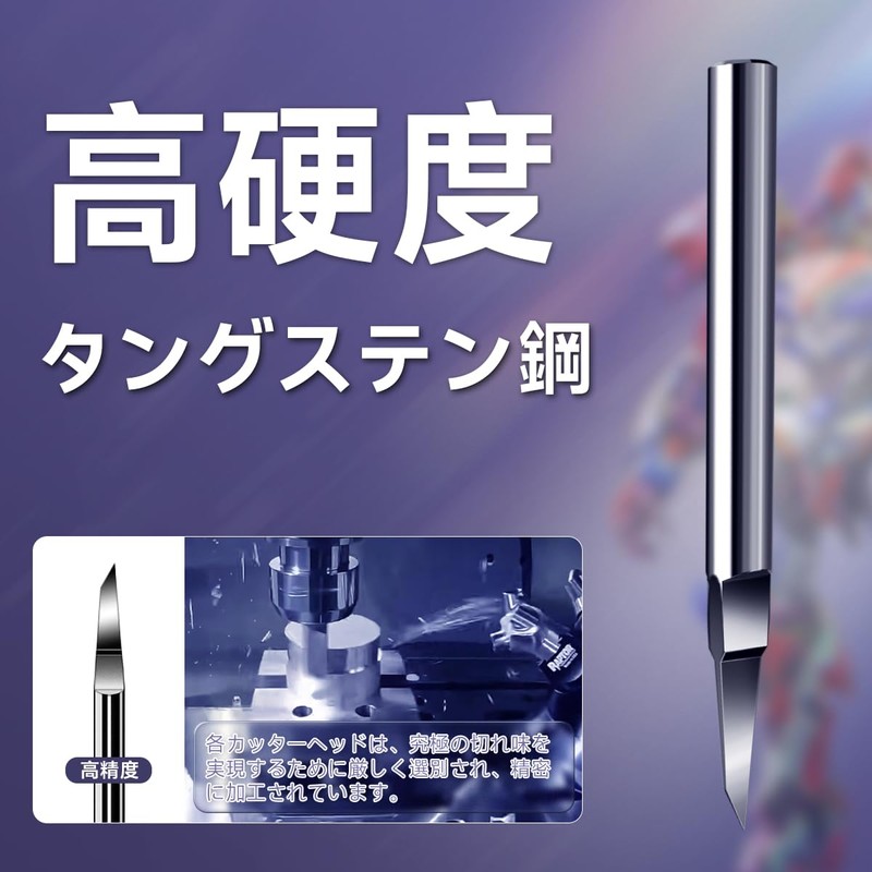 stedi Model Scriber Blades,Tungsten steel Blades,0.15+0.3mm Size,for Modeling Hobby,RG Scale