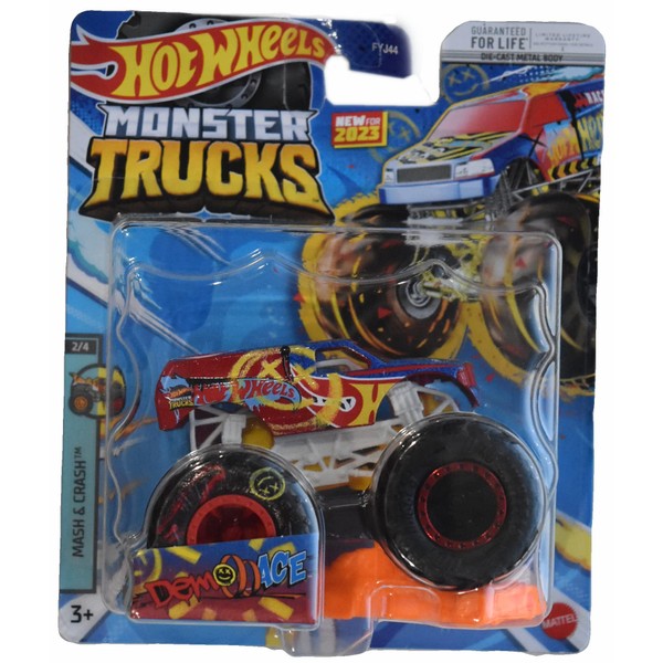 Hot Wheels Monster Trucks Demo Ace 2023 Connect and Crash
