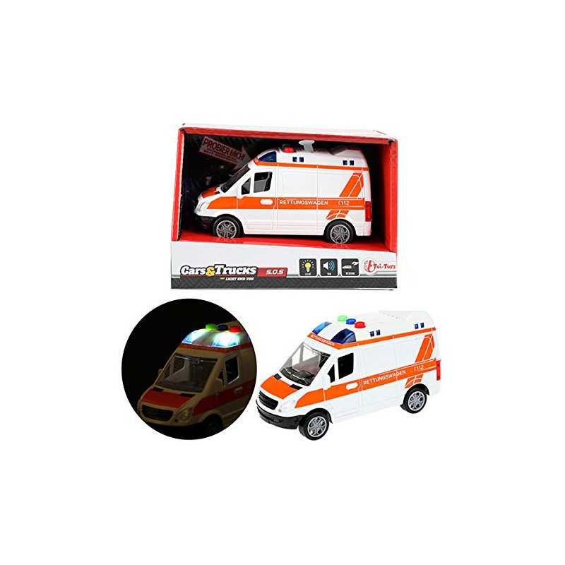 German Ambulance Friction with Light and Sound