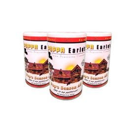 Poppa Earles Seasoning "Pop's Season All" full of flavor to use on anything (Cajun Seasoning Company) - Pack of 3 (8) ounce cans