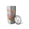 Eternal Bloom: Wildflower Medley Stainless Steel Insulated Tumbler