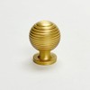 Satin Brass Cabinet Hardware Sweet Beehive Cabinet Knob and Drawer
