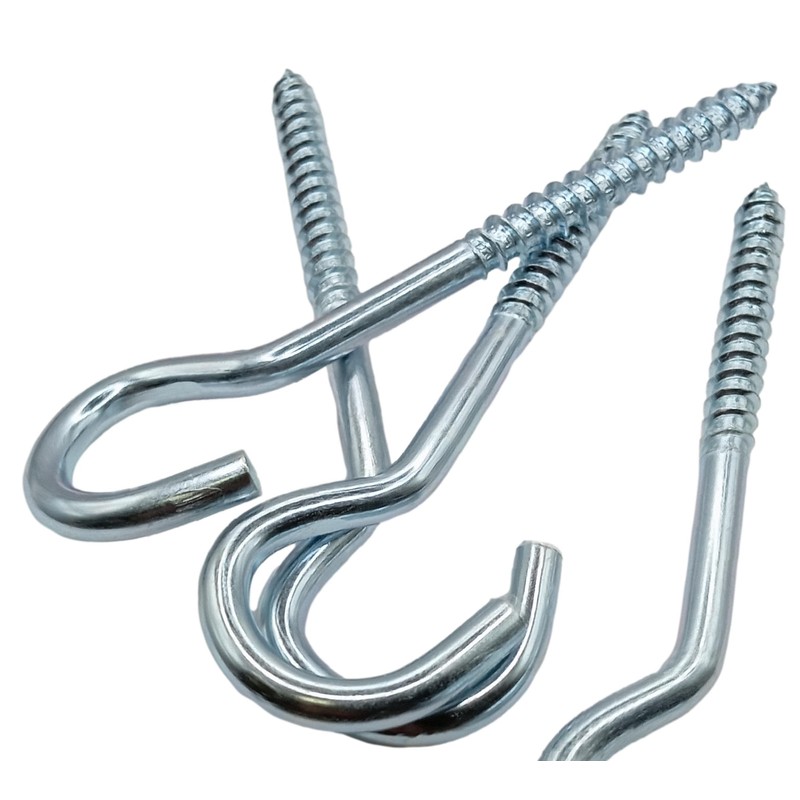 LLB 5 inch Screw-in Hooks Large Heavy Duty Cup Hooks