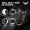 XTRIM Durafit Unisex Stylish Ankle Straps with Metal D-Rings for