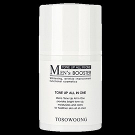 Tosowoong Men's Booster Tone Up All-in-One 50ml Basic Care Wrinkle Improvement / 토소웅 맨즈부스터 톤업 올인원 50ml 기초케어 주름개선