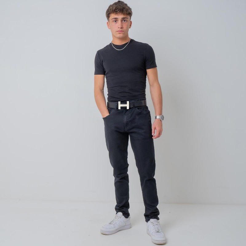 BELTINGER Henry Designer Belt Made of Full Cowhide Leather, 4