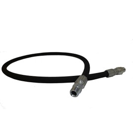 Hose Reel Connector Hose for Pressure Washer Whip Line, 8FT Hose, 3/8-Inch Male Pipe Thread, 4000 PSI Rated (8 Feet)