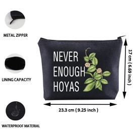 CENWA Hoarding Plant Gift Never Enough Hoyas Cosmetic Bag Hoarding Plants Lovers Gift, Never enough hoyas