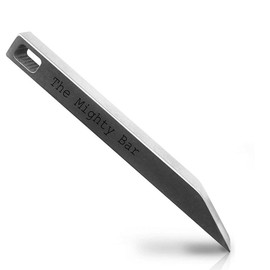 2pcs The Mighty Bar - Heavy Duty Keychain Prybar EDC Pry Bar for Every Day Carry Small Stainless Steel Key Chain Multitool Prybar for Keys - Color: 1pcs