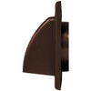 Brown Gravity Flap for Ø 100 mm / 4" Round