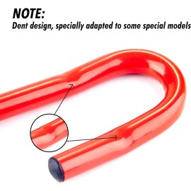 CARTMAN 2 Pack Steering Wheel Brake Pedal Lock Vehicle Anti Theft Security Lock