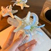 Cute Hair Clips Starfish Flower Hair Claw Clips Summer Hair