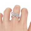 Jeulia Women's Ring, Bowknot Ring, Beautiful Finger Ring, Diamond CZ