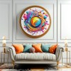 Bgraamiens Paint Splashes - 1000 Pieces Gradient Colorful Impossible Puzzle