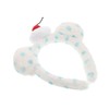 TOVINANNA Cute Cherry Bear Ears Plush Hairband for Women and