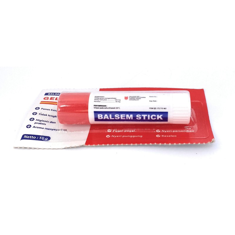 Geliga Stick Balm (Balsem Stick), 10 Gram (Pack of 3)