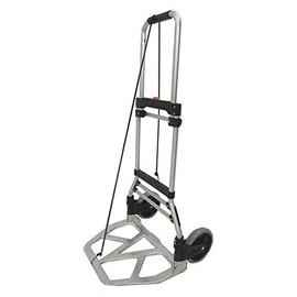 Telescoping Thin-Profile Folding Hand Truck, 40 in X 19 in X 38 in, Load Capacity 275 Lb,210413059