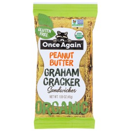 ONCE AGAIN Organic Peanut Butter Graham Cracker Sandwich, 1.59 OZ