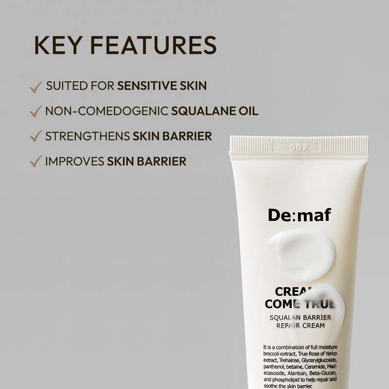 De:maf [De:maf]Creams Come True Squalan Barrier Repair Cream 50ml