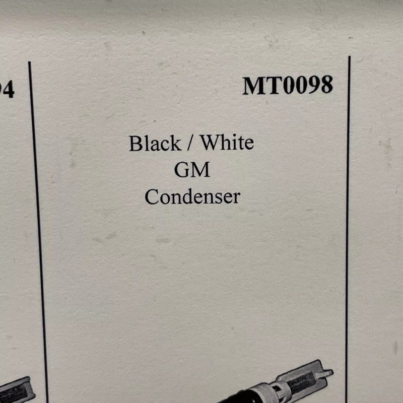 Omega Environmental Technologies MT0098 OMEGA GM BLACK/WHITE ORIFICE TUBE