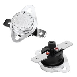 Fielect KSD301 Thermostat Temperature Control Switch,Adjust Snap Disc Temperature Switch 140°C Normally Closed 2 Pcs