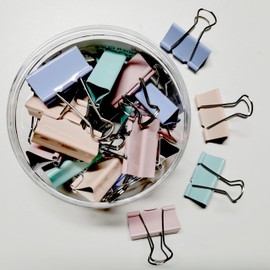 Mo Landi Large Binder Clips Big Paper Clamps Clips for Office Supplies, 1.6-Inch/41mm Width Color 1.6-Inch (22 Pack)