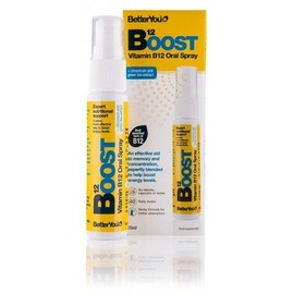 BetterYou Boost Oral B12 Energy Helps Fatigue Spray 25ml 40 Days Supply