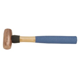 American Hammer AM2CUWG Copper 99 Pure Non Sparking Tradesman Hammer, 2 lb., 3.5" Height, 1.5" Width, 12" Length