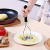 Cawein Potato Masher with Non-Slip Handle, Stainless Steel Masher Masher