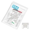 Chanzon 10pcs Low Profile Mini (Micro) Blade Fuse 25A Fast