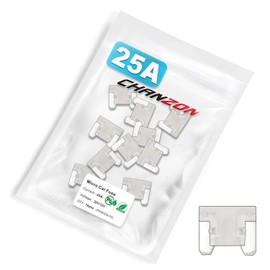 Chanzon 10pcs Low Profile Mini (Micro) Blade Fuse 25A Fast Blow
