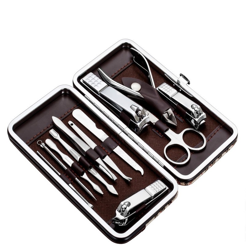 Tseoa Manicure, Pedicure Kit, Nail Clippers, Professional Grooming Kit, Nail