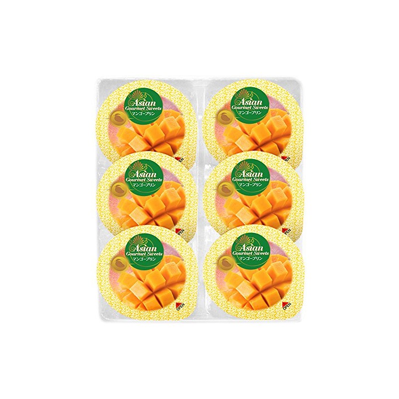 Kanazawa Kenroku Seika MP-6 Mango Pudding 6 Pieces 11.1 oz