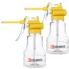 2 Sets Oil Can Transparent High Pressure Oiler Lubrication Oil