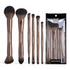 MAANGE Brochas para Maquillaje Profesional, 6 Piezas de Doble Punta