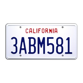 Pulp Fiction | 3ABM581 | Metal Stamped License Plate